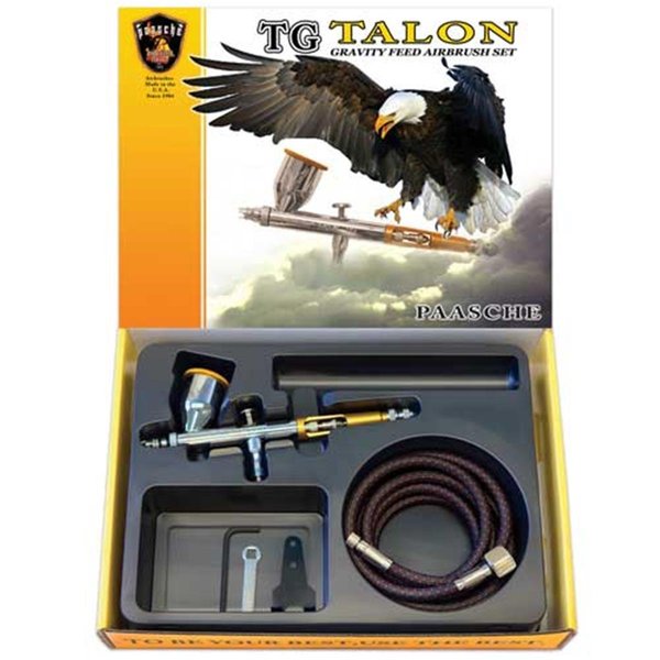 Paasche TG-SET 0.38 mm Talon Gravity Feed Airbrush Set PA398301